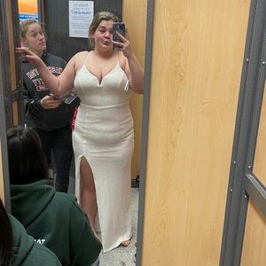 White formal/prom dress